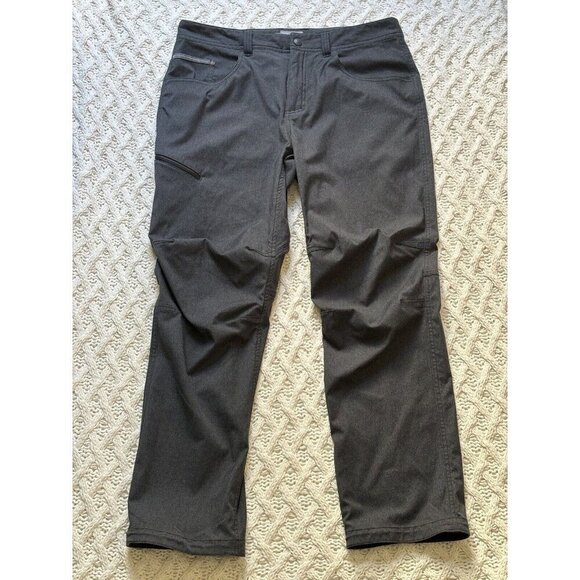 Royal Robbins Mens Active Traveler Charcoal Gray Fit Hiking Cargo Pants 36/30 WL - Picture 1 of 15